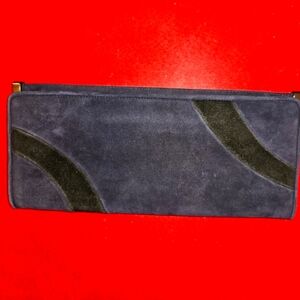 Stuart Weitzman Suede Clutch